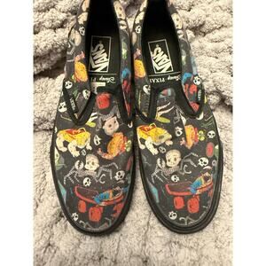 Vans x Disney Toy Story Sid's Mutant Toy Classic Slip-On Shoes Black M 7 W 8.5